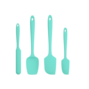 Teal rubber spatulas